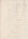 VP 4 FEUILLES - 1886 - MIRANDE - AUCH - BEAUMARCHES - Manuscrits