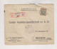 NETHERLANDS INDIES 1914 PALEMBANG Registered Cover To Austria - Niederländisch-Indien