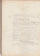 VP 4 FEUILLES - 1882 - MARIAGE -JUJURIEUX - PONCIN - MANUFACTURE EN SOIERIES - CLAUDE JOSEPH BONNET - Manuscripts
