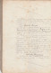 VP 4 FEUILLES - 1882 - MARIAGE -JUJURIEUX - PONCIN - MANUFACTURE EN SOIERIES - CLAUDE JOSEPH BONNET - Manuscrits