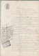 VP 4 FEUILLES - 1882 - BOURG - LENT - LYON - Manuscrits