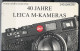 Deutschland -  S-SERIES : 40 Jahre Leica M-Kameras   USED -  1994 - S-Series : Taquillas Con Publicidad De Terceros