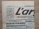 Tout 1er Numéro De " L' ARGUS De L'Automobile Et Des Locomotions - 1re ANNEE - N°1 - 15 Septembre 1927 - Altri & Non Classificati