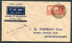 1940 India LEHRIPURA/ Baroda - Bhavnagar First Flight Airmail Cover  - 1936-47 King George VI