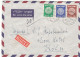 Israël - Lettre Exprès De 1954 - Oblit Haifa - Monnaies - Exp Vers Köln - Cachet Train - - Lettres & Documents