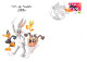 FDC FFAP - Fête Du Timbre (tp Gommés) - Les Looney Tunes - Tonnerre 28/2/09 - 2000-2009
