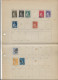 Delcampe - Portugal - Briefmarken-Konvolut Auf Alten Blättern, Dabei Auch Europa-Marken - Verzamelingen