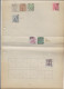 Delcampe - Portugal - Briefmarken-Konvolut Auf Alten Blättern, Dabei Auch Europa-Marken - Sammlungen