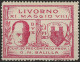RSIEL1N - 1930 RSI/Livorno, Sass. Nr. 1, Francobollo Nuovo Senza Linguella **/ FIRMATO - Emisiones Locales/autónomas
