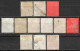 1896-1909 TRINIDAD Set Of 12 USED STAMPS (Michel # 37,38I,49,54a,54b,55,56,67,68) CV €6.70 - Trinidad Y Tobago