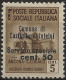 RSICDI1L - 1945 RSI/Castiglione D'Intelvi, Sass. Nr. 1, Francobollo Nuovo Con Traccia Di Linguella **/ - Ortsausgaben/Autonome A.