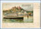 S3030/ Hamburg Blankenese Süllberg  Dampfer Litho AK 1904 - Blankenese