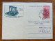 C.P. LEONARDO DA VINCI  20 L. (MAGLIO) USATA COME R.R. PALERMO 9/11/53 - Stamped Stationery