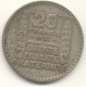 20 FRANCS 1933 RAMEAUX COURT   Argent - 20 Francs