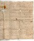 Delcampe - VP23.051 - Cachet Généralité De POITIERS - 5 Actes De 1692 / 1765 Et Autres - Famille BOUNIOU à Dilay ( ARDIN ) - Algemene Zegels