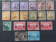 JUGOSLAVIA YUGOSLAVIA 1919 ALESSANDRO E RE PIETRO I 21 SCANNERS + MANY FRAGMANT OBLITERE STOCK LOT MIX  --- GIULY - Gebruikt