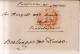 Año 1854 Prefilatelia Carta  A Berlanga De Duero Marca Sevilla Andalucia - ...-1850 Vorphilatelie