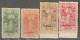 MACAO - N°323D/G Nsg (1945) Surtaxe De Bienfaisance - Unused Stamps