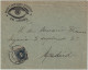 ESPAGNE/ESPAÑA 1901 Ed.244 Sobre Carta Illustrada (un Ojo Como Anuncio De Un Oculista) De LLEIDA (Lérida A Madrid) - Cartas & Documentos