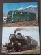 Delcampe - Beau Lot De 130 Cartes De Train - Locomotive - Train électrique - Motrice - Chemin De Fer Fédéraux De Suisse SBB CFF - Collezioni E Lotti