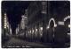 Postcard Italy Torino Di Notte -Via Roma, S/w, 1920?, Orig. Gelaufen, Karte Hat Fehler, III - Piazze