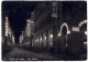 Postcard Italy Torino Di Notte -Via Roma, S/w, 1920?, Orig. Gelaufen, Karte Hat Fehler, III - Places & Squares