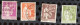 6 Timbres France 1932-37 Série Paix Y&T N°280 à 284A Oblitérés - 1932-39 Peace