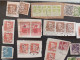 Delcampe - DANIMARCA  1875 VALORE IN ORE  CAT UNIF N 30 RARE + 33 SCANNERS MANY FRAGMANT OBLITERE STOCK LOT MIX --- GIULY - Used Stamps