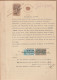 Macau Macao 1933 Document W/revenue Stamps - Storia Postale