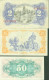 Guerre D'Espagne 3 Billets Republica Espanola République Espagnole 0,5 1 & 2 Pesetas - Other & Unclassified