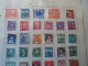 CZECHOSLOVAKIA  36  STAMPS OLD ON   PAGE WITH POSTMARK  3 SCAN - Sonstige & Ohne Zuordnung