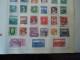 CZECHOSLOVAKIA  36  STAMPS OLD ON   PAGE WITH POSTMARK  3 SCAN - Sonstige & Ohne Zuordnung