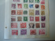 CZECHOSLOVAKIA  34  STAMPS OLD ON   PAGE WITH POSTMARK  3 SCAN - Sonstige & Ohne Zuordnung