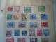 CZECHOSLOVAKIA  31  STAMPS OLD ON   PAGE WITH POSTMARK  3 SCAN - Sonstige & Ohne Zuordnung