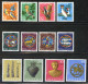 REF 002 > SUISSE < N°807/810 ** + 868/871 ** + 901/904 ** < 12 Valeurs Neuf Luxe - MNH * * - Unused Stamps