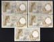 Francia France 100 Francs 100 F 1939-1942 ''Sully'' 29 01 1942 5 Es. Consecutivi Da Mazzetta Q.spl  Lotto.523 - 100 F 1939-1942 ''Sully''