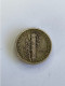 1918 (S) USA Mercury 90% Silver Dime Coin, XF Extremely Fine, Toned - 1916-1945: Mercury (Mercurio)