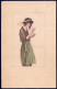 +++ CPA Fantaisie - Illustrateur BOMPARD - Femme - Woman - Chapeau - Mode  // - Bompard, S.