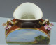 -JOLI VASE NAPOLEON III PORCELAINE FORME ORIGINALE Décors Peints FLEURS  E - Other & Unclassified