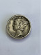 1943 USA Mercury 90% Silver Dime Coin, VF Very Fine - 1916-1945: Mercury (kwik)