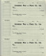 Danville P.Quebec - Carnet De Cheques Lotbiniere Pulp & Paper Dans Les 1960, 34 X 26cm, 49 Pages De 3p.p - Cheques & Traveler's Cheques