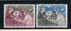 1953 Vaticano Vatican SAN BERNARDO Serie Di 2 Valori MNH** 2a Scelta, Saint Bernard 2nd Choice - Unused Stamps