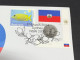 19-3-2024 (3 Y 28) COVID-19 4th Anniversary - Haiti - 19 March 2024 (with Haiti UN Flag Stamp) - Ziekte