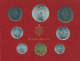 Vatikan 1970 Kursmünzen Papst Paul VI., Im Blister, 1 - 500 Lire, St, (m5435) - Vatikan