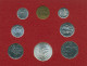 Vatikan 1975 Kursmünzen Papst Paul VI., Im Blister, 1 - 500 Lire, St, (m5439) - Vaticano