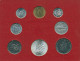 Vatikan 1973 Kursmünzen Papst Paul VI., Im Blister, 1 - 500 Lire, St, (m5422) - Vatican