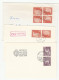 6 X Switzerland TETE BECHE Stamps COVERS Cover - Tete Beche