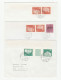 6 X Switzerland TETE BECHE Stamps COVERS Cover - Kopstaande
