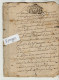 Delcampe - VP23.052 - Cachet Généralité De POITIERS - 5 Actes De 1671 / 1763 - Famille LOUDUN à FOUGERE X SURIN ....... - Seals Of Generality