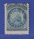 Bolivien 1868 Wappen Im Kreis, 9 Sterne 50 C. Blau Mi.-Nr. 10 Ungebraucht - Bolivie